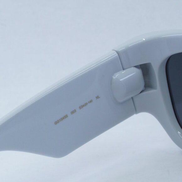 Gucci GG1545S 003 Sunglasses Light Grey Square Frame, Grey Lenses main image 10